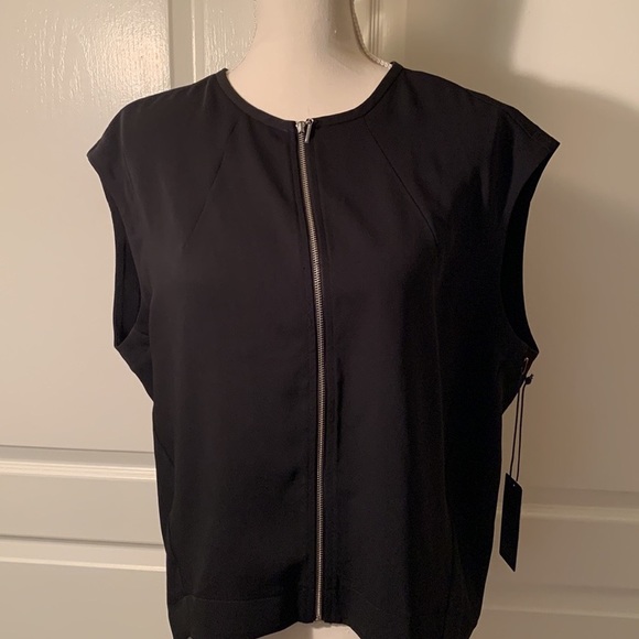 Rachel Roy Short Sleeve Oversized Top - Picture 4 of 6